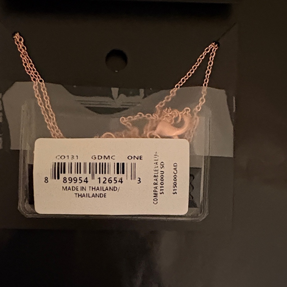 Coach Gold Heart Lollipop Necklace 16 inches long - Picture 2 of 2